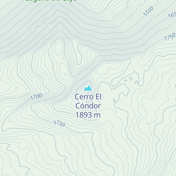 Map of Cerro El Cóndor