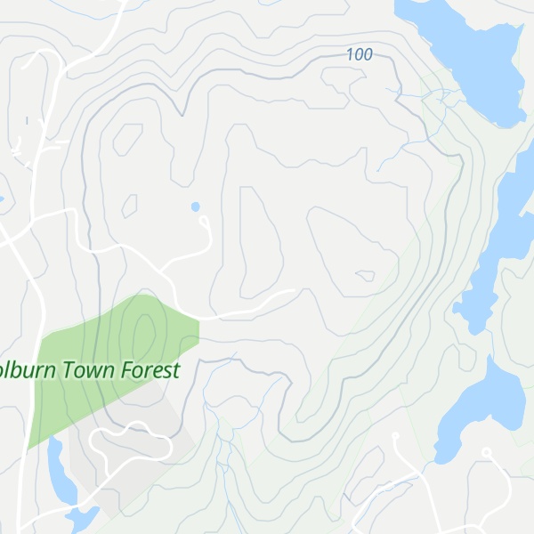 Map of Merrill Hill