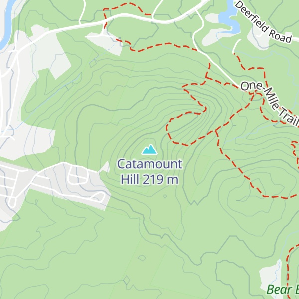 Map of Catamount Hill
