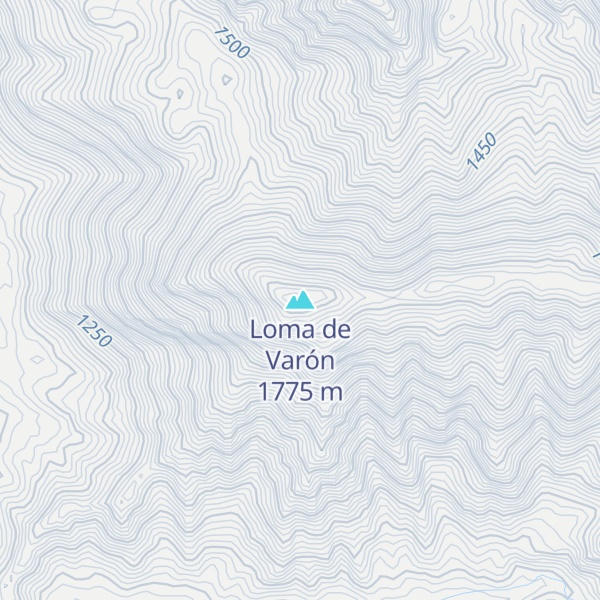 Map of Loma de Varón