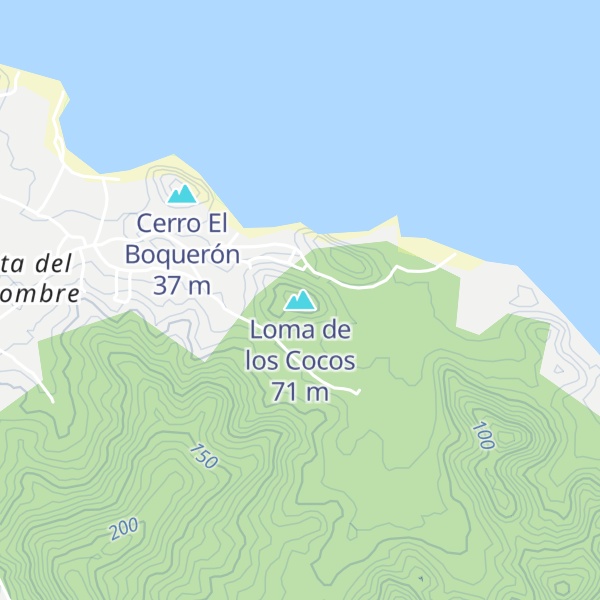 Map of Loma de los Cocos