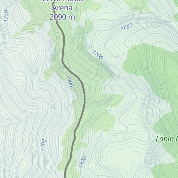 Map of Cerro Norte Divortium