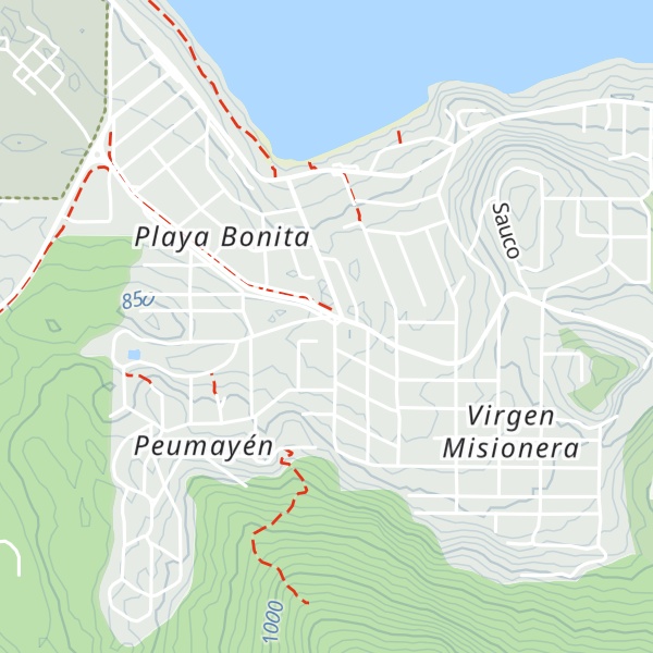 Map of Cabañas Villa San Ignacio