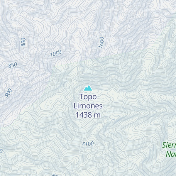 Map of Topo Limones