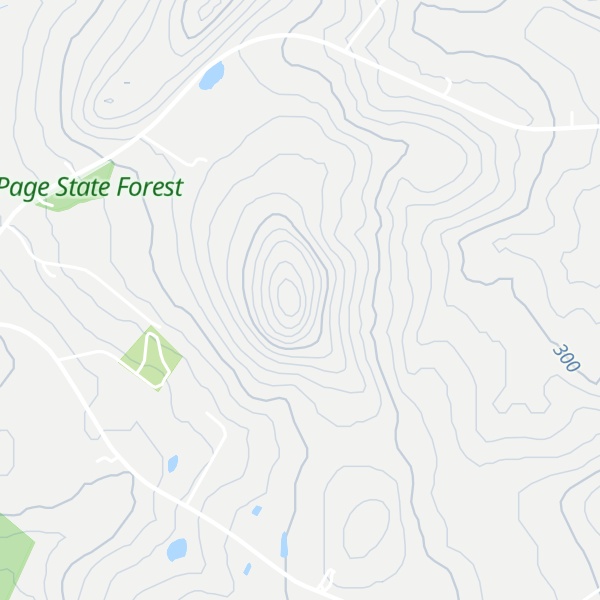 Map of Peaked Hill