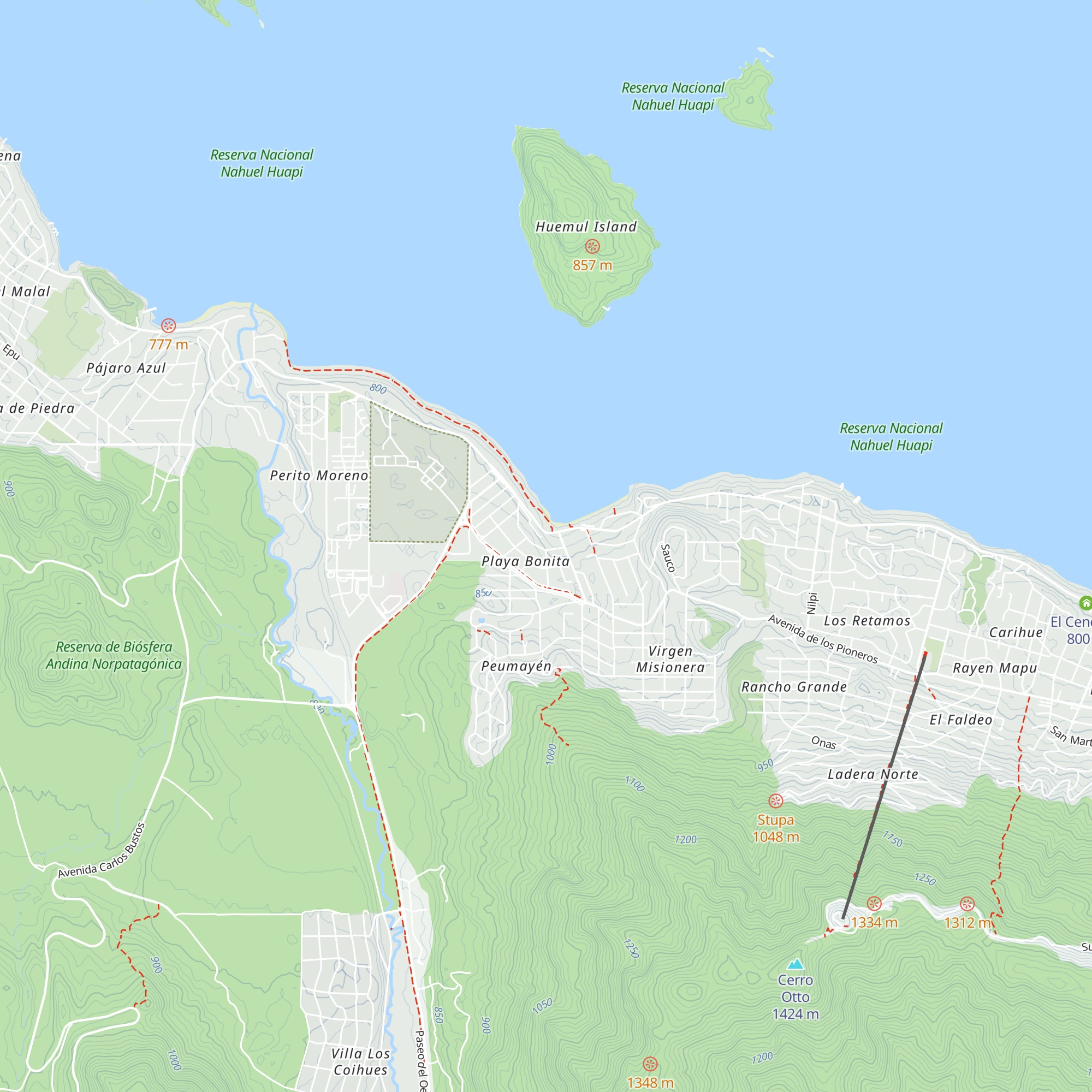 Cabañas 29 de Octubre map