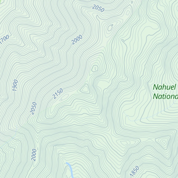 Map of Cerro Cuyin Manzano