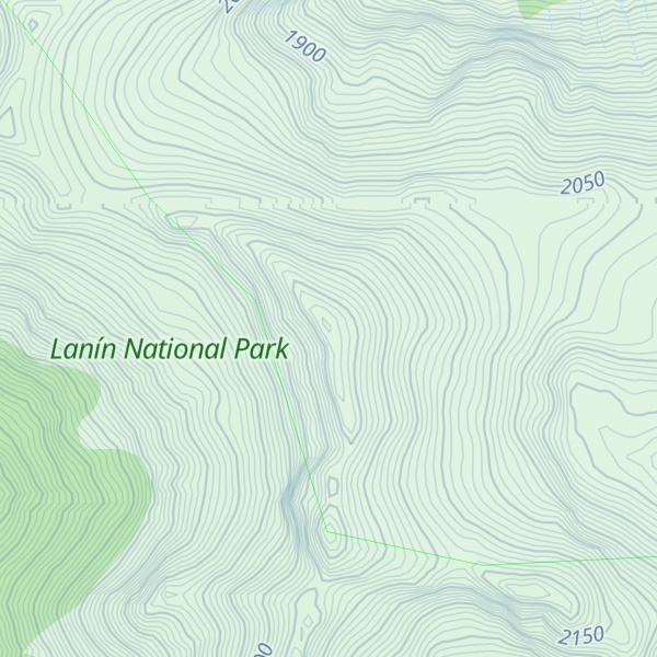 Map of Cerro Bayo (N.)