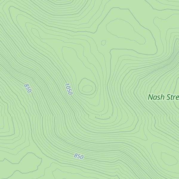 Map of Long Mountain West Peak