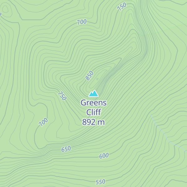Map of Greens Cliff