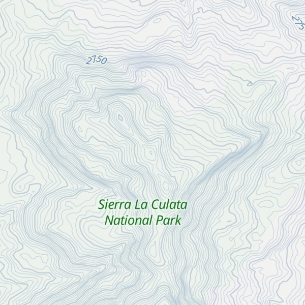 Map of Cerro El Tambor