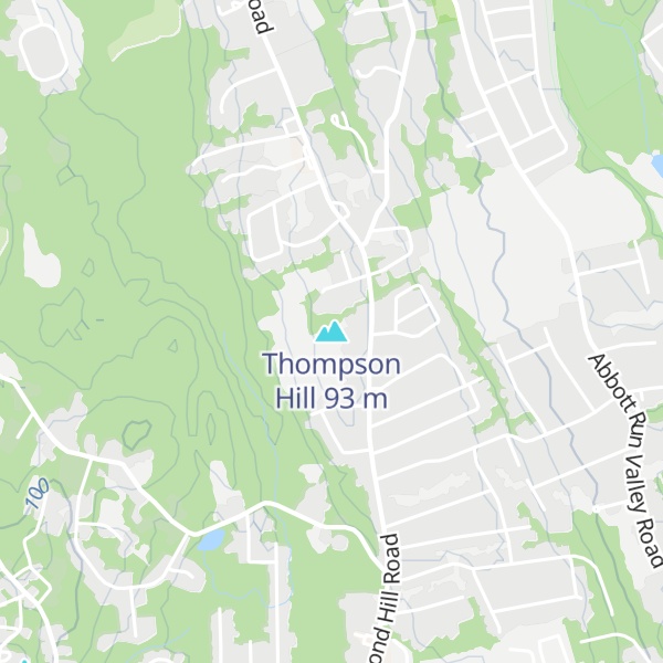 Map of Thompson Hill