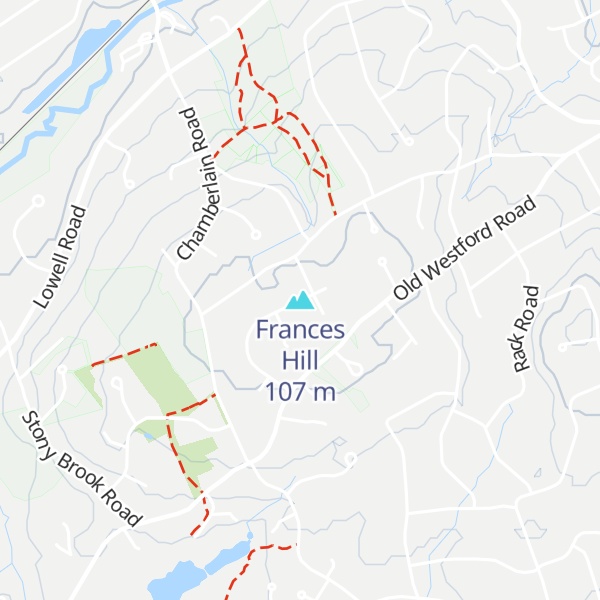 Map of Frances Hill