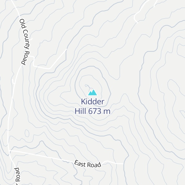 Map of Kidder Hill