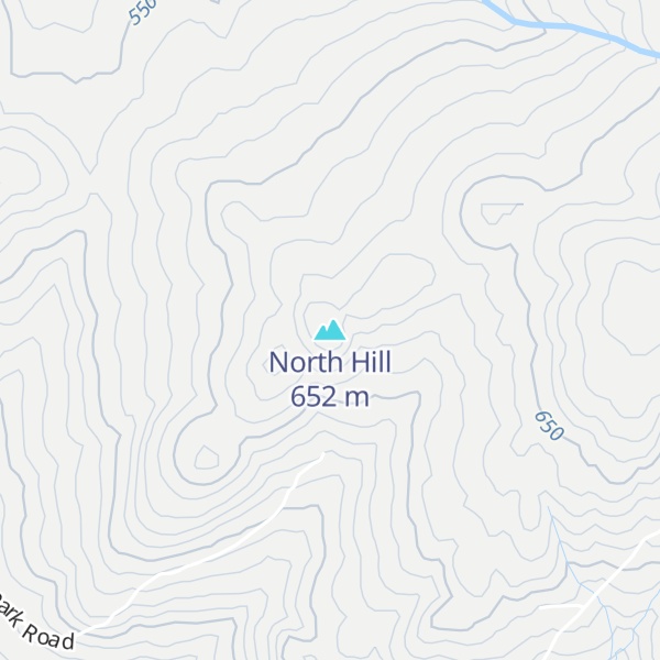 Map of North Hill