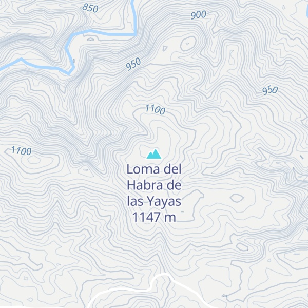Map of Loma del Habra de las Yayas