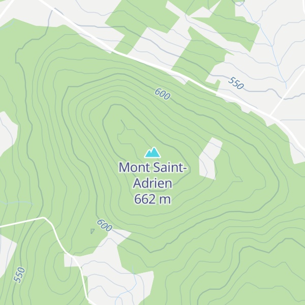 Map of Mont Saint-Adrien