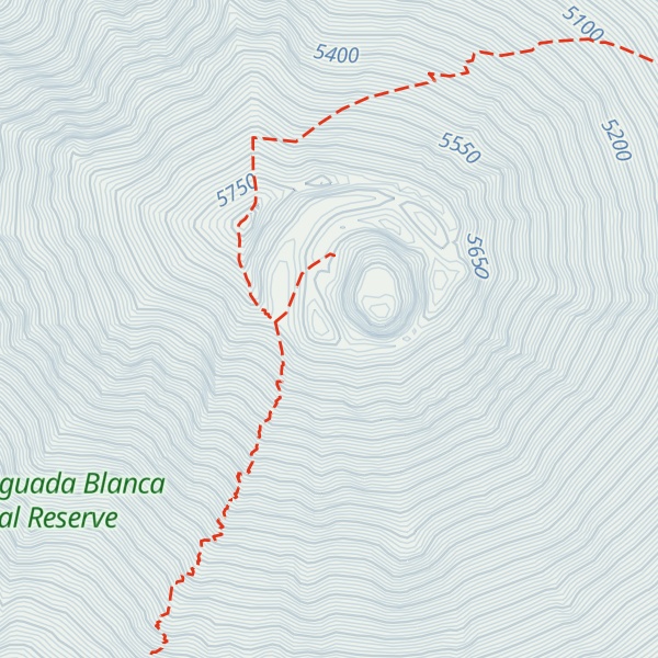 Map of El Misti