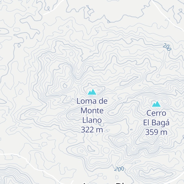 Map of Loma de Monte Llano