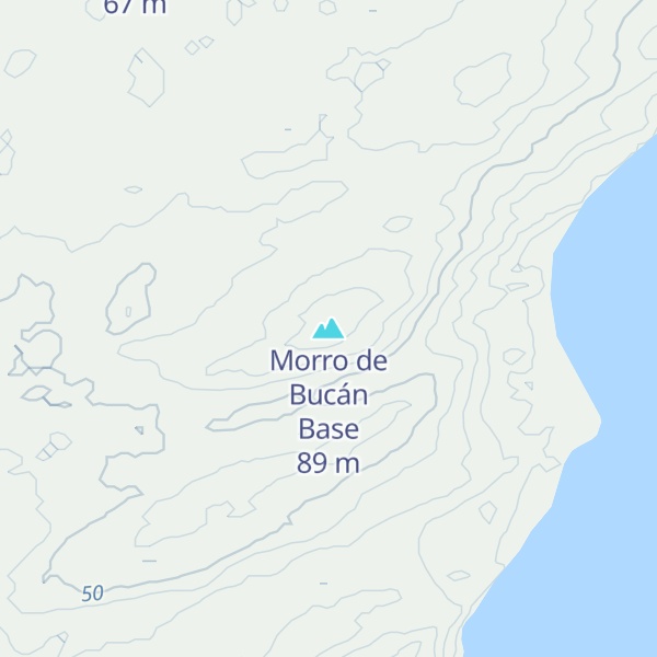 Map of Morro de Bucán Base