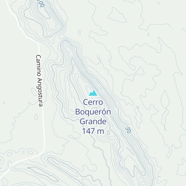 Map of Cerro Boquerón Grande