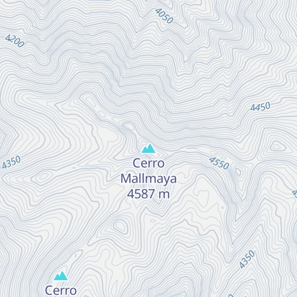 Map of Cerro Mallmaya