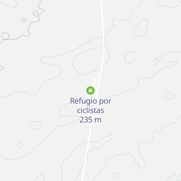 Map of Refugio por ciclistas
