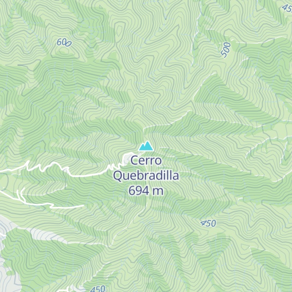 Map of Cerro Quebradilla