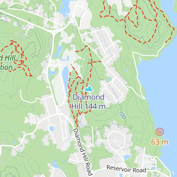 Map of Diamond Hill