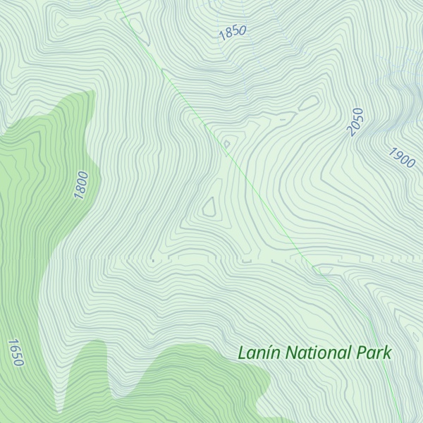 Map of Cerro Bayo
