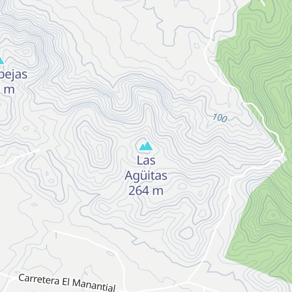 Map of Las Agüitas