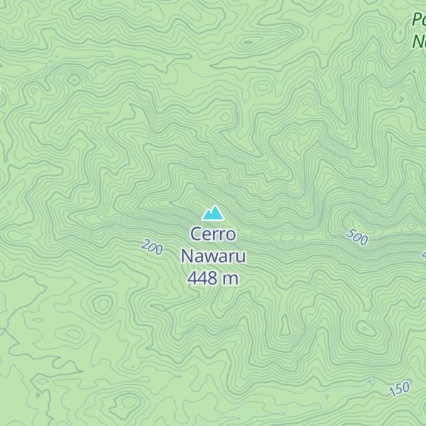 Map of Cerro Nawaru