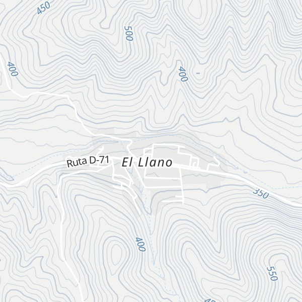 Map of Cabaña El Llano