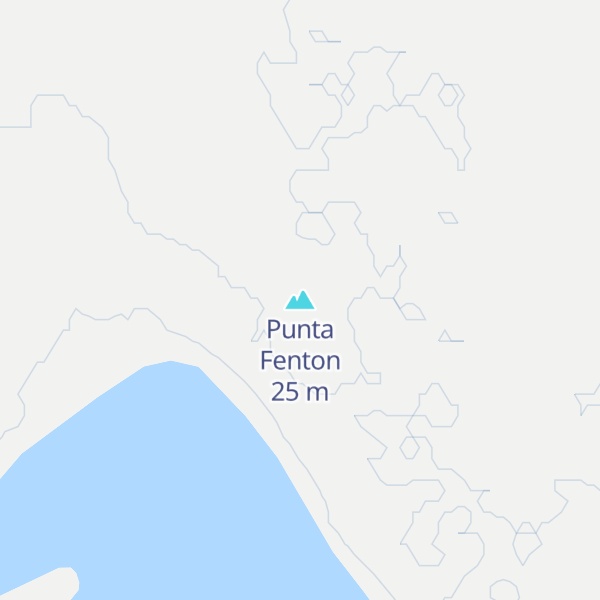 Map of Punta Fenton