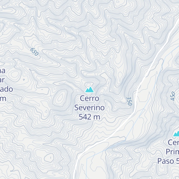 Map of Cerro Severino