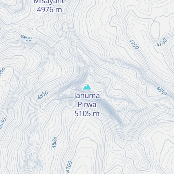 Map of Jañuma Pirwa