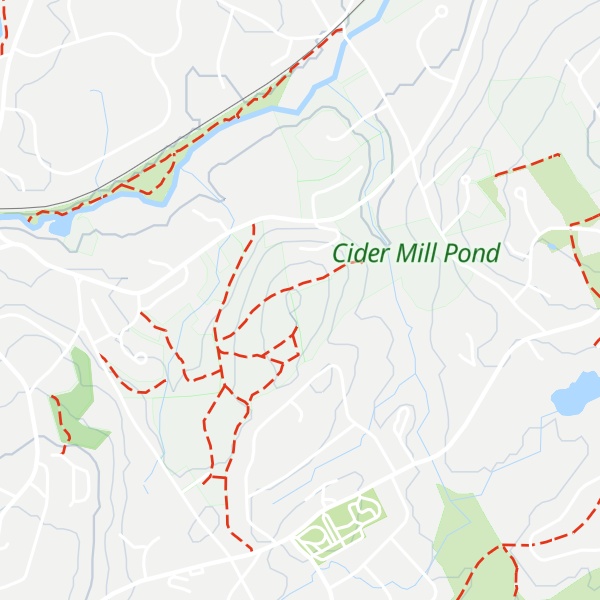 Map of Little Tadmuch Hill