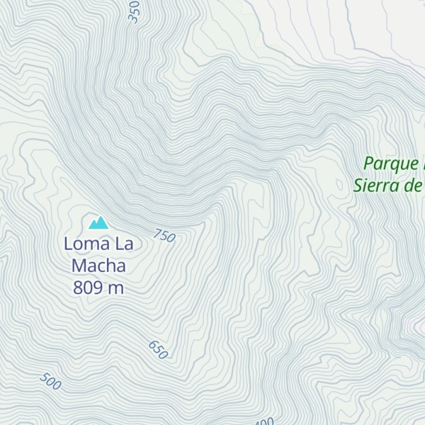 Map of Loma de la Sequía