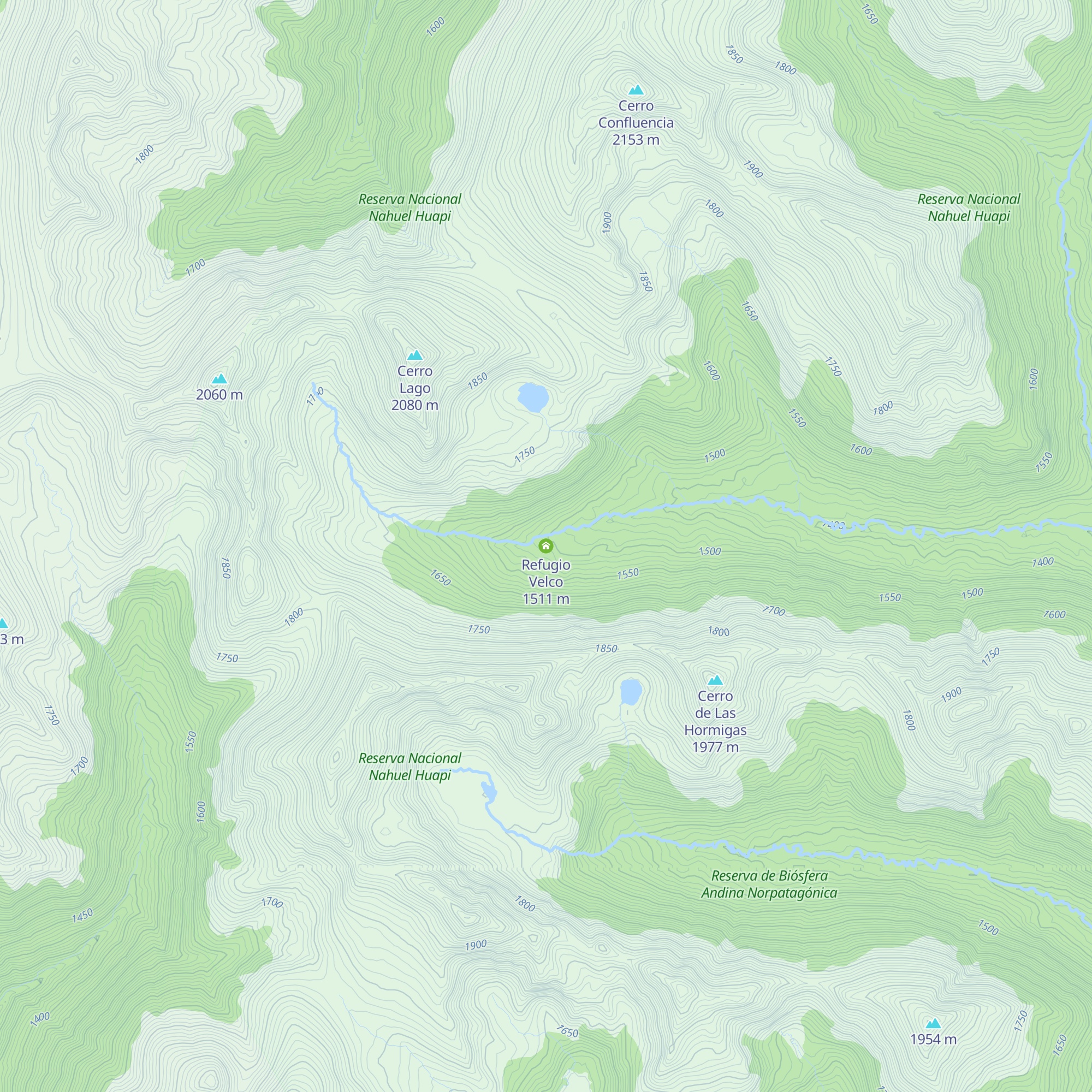Refugio Velco map
