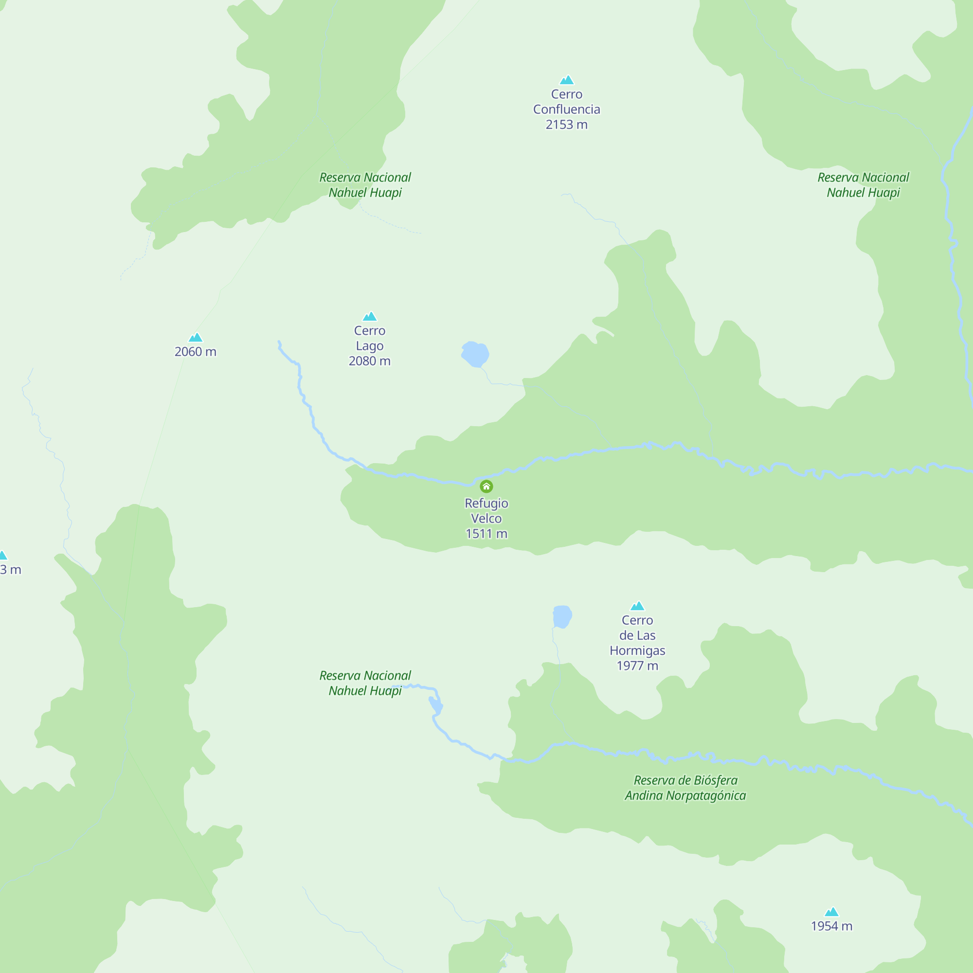 Refugio Velco map