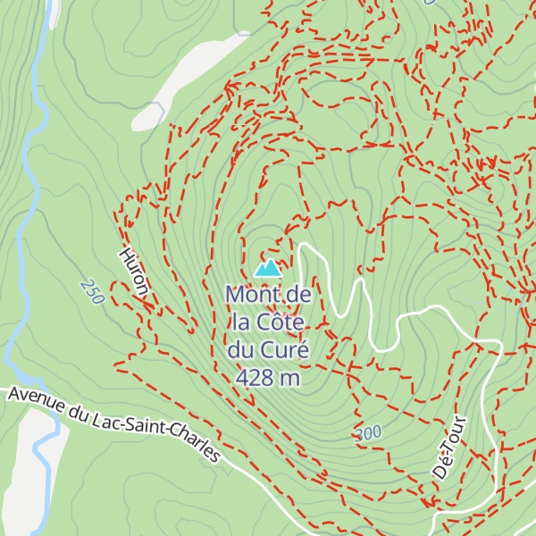 Map of Mont de la Côte du Curé