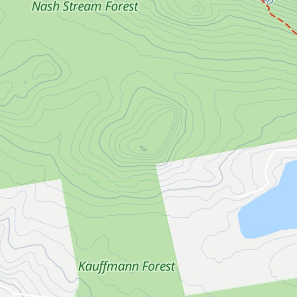 Map of Potters Ledge