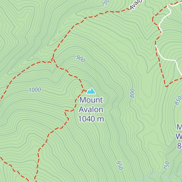 Map of Mount Avalon