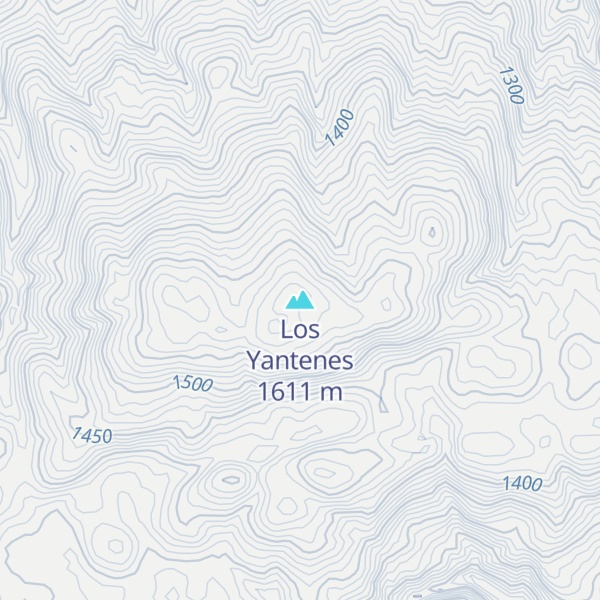 Map of Los Yantenes