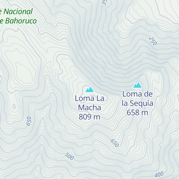 Map of Loma La Macha