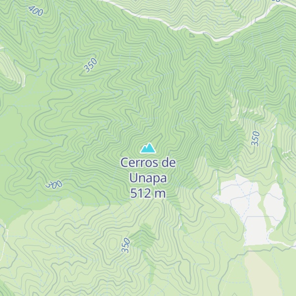 Map of Cerros de Unapa