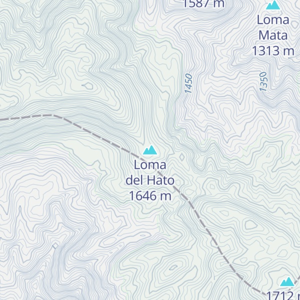 Map of Loma del Hato