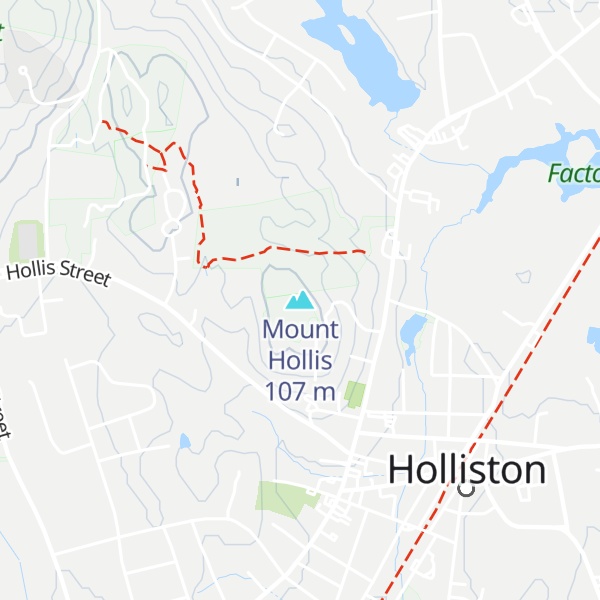 Map of Mount Hollis