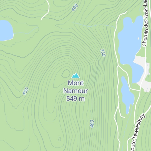 Map of Mont Namour
