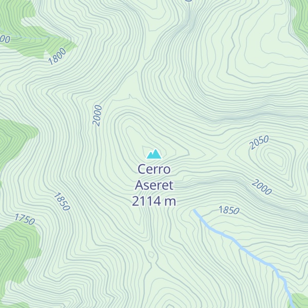 Map of Cerro Aseret